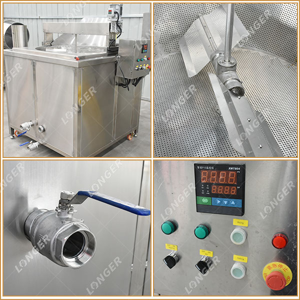 GG-YZG1200B Almond Fryer Machine