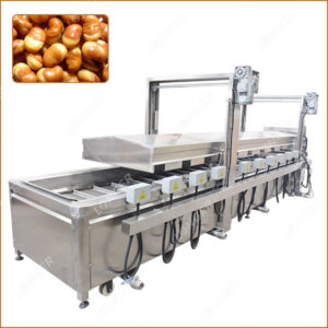 Continuous Belt Fava Bean Frying Machine