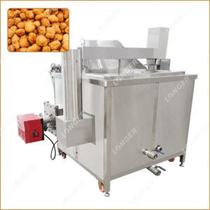 Peanut Burger Frying Machine Gas-heated