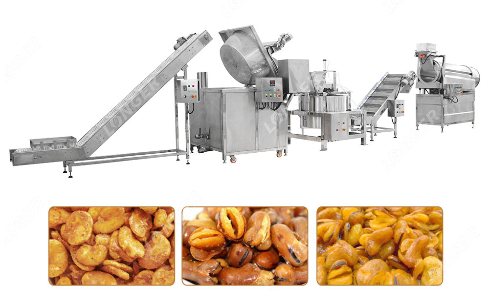 Automatic Broad Bean Frying Line